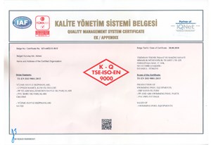 Kalite Yönetim Sistemi Kapsam